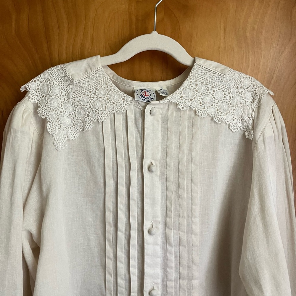 Vintage Cream Blouse